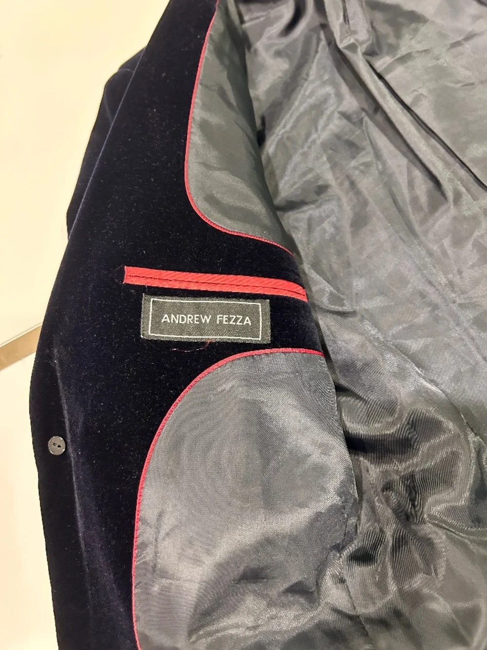 Modern Fitted Flannel Blazer